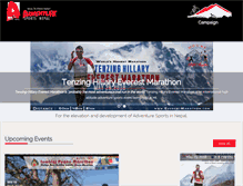Tablet Screenshot of adventuresportsnepal.com